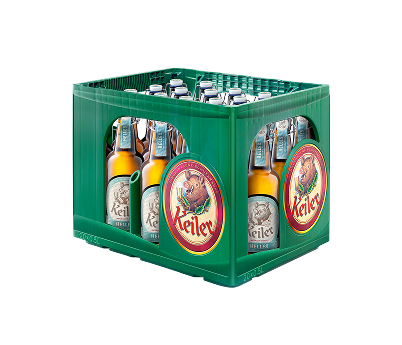 Kasten: 20 × 0,5 l, Bügelverschluss