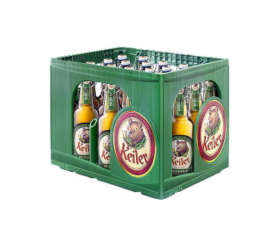 Kasten: 20 × 0,5 l, Bügelverschluss